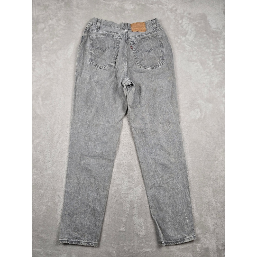Vintage Levi's 501 Jeans Womens 29x30 Grey Straight Leg Denim Button Fly *Read‎